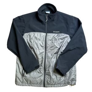 COLUMBIA SPORTSWEAR MENS L LARGE BLACK JACKET VINTAGE USED WINTER 90s PUFFER